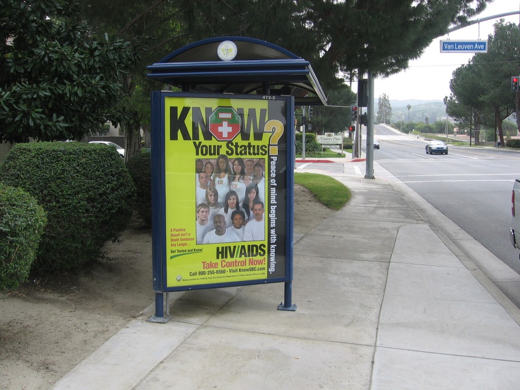 HIV/AIDS Bus Shelter