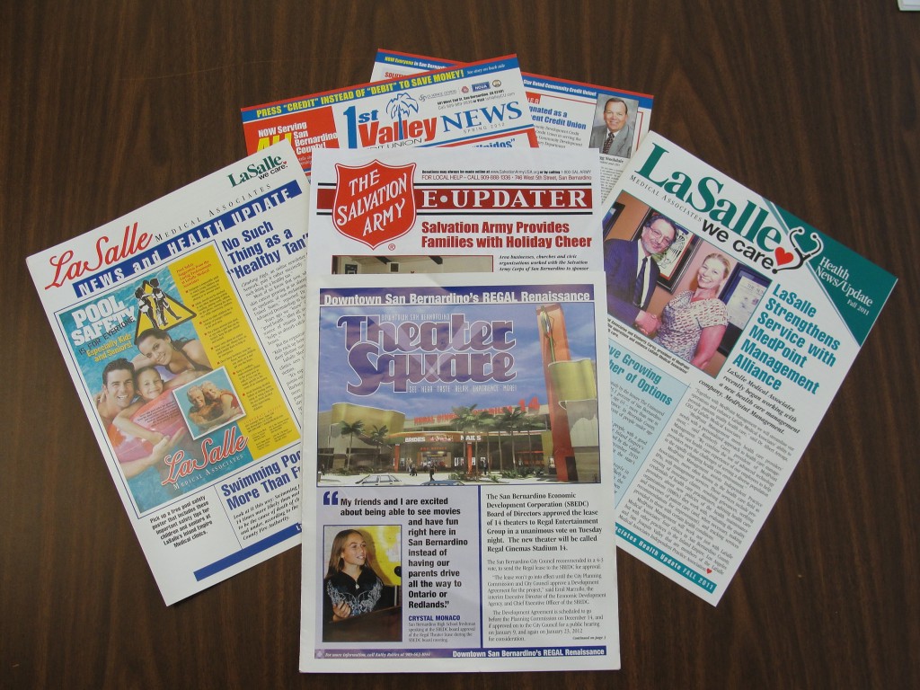 Dameron Communications creates newsletters for colleges, universities, doctors, medical clinics, Non-Profits, government and more.