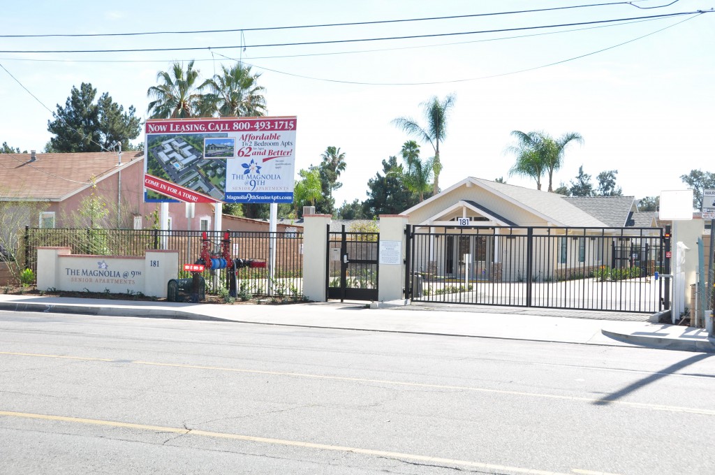 Offering a truly different level of comfort and quality living for seniors, The Magnolia at 9th is located in San Bernardino near the corner of 9th and Lugo Street. Having turned what was once a blighted apartment complex into 119 upscale, spacious, affordable apartments for adults’ age 62 and older, the community is ready to move in!