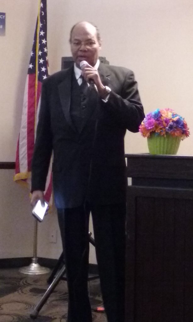 Carl Dameron at a recent award ceremony. 